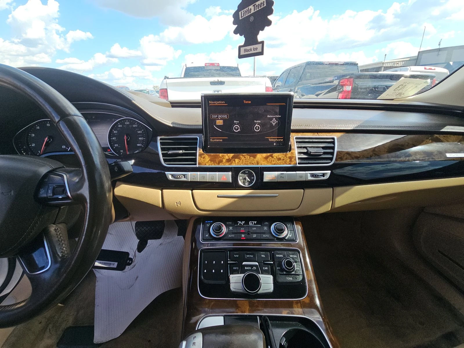 Audi A8 3.0Т* MATRIX* ПОДГРЕВ* КАМЕРА* КЕЙЛЕС* , снимка 11 - Автомобили и джипове - 53799969