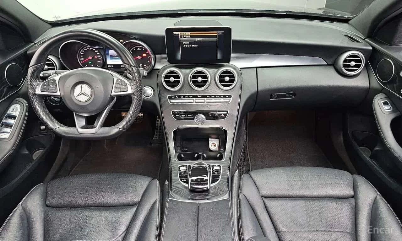 Mercedes-Benz C 200 * C200 AMG Line * ЦЕНА ДО БГ, снимка 7 - Автомобили и джипове - 55736204