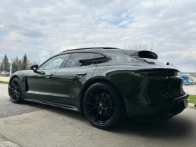 Porsche Taycan GTS Sport Turismo Nurburgring Green
