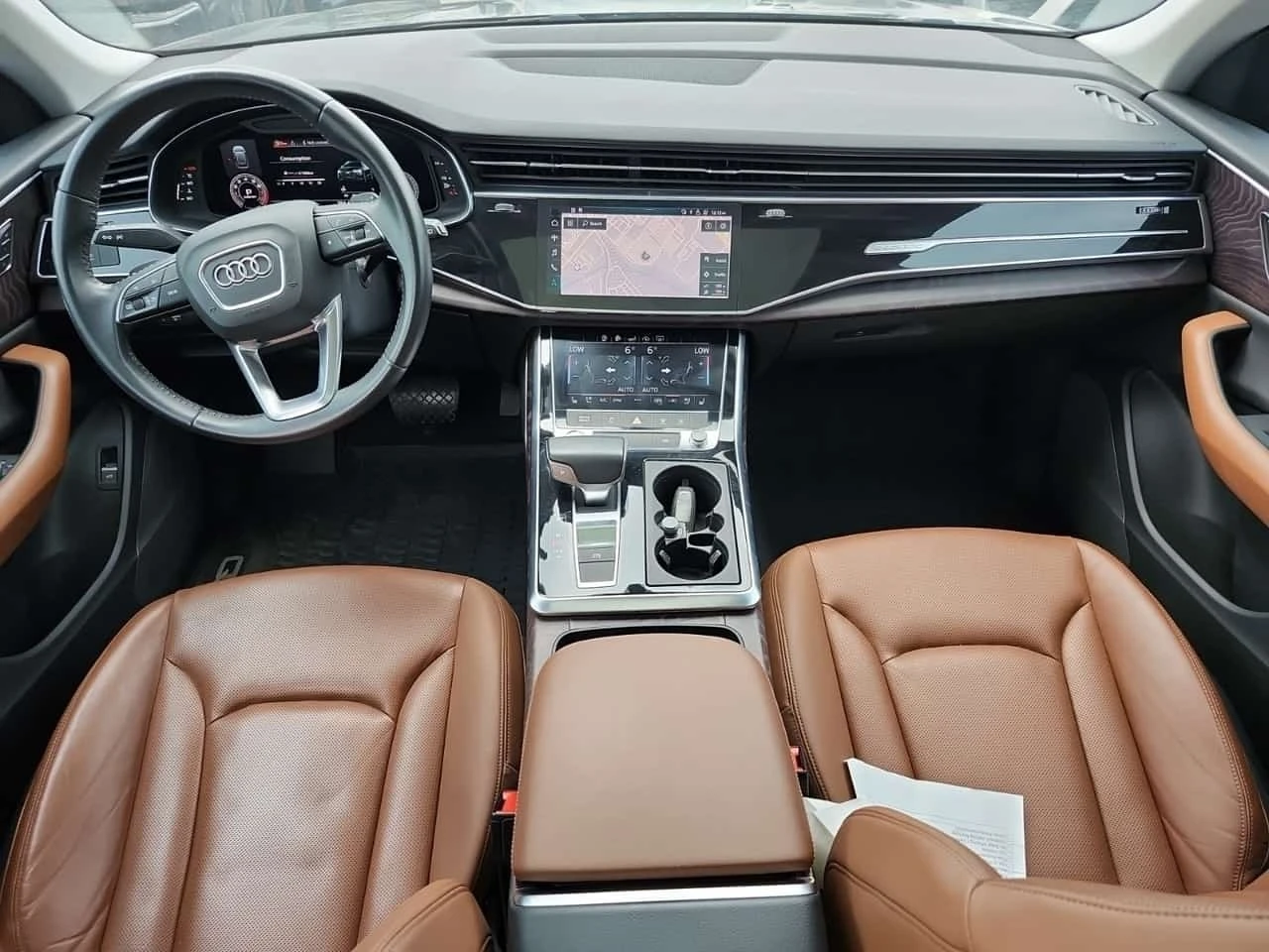 Audi Q8 * PROGRESSIV * CARFAX * БЕЗ ПЪРВОНАЧАЛНА ВНОСКА, снимка 10 - Автомобили и джипове - 56277516