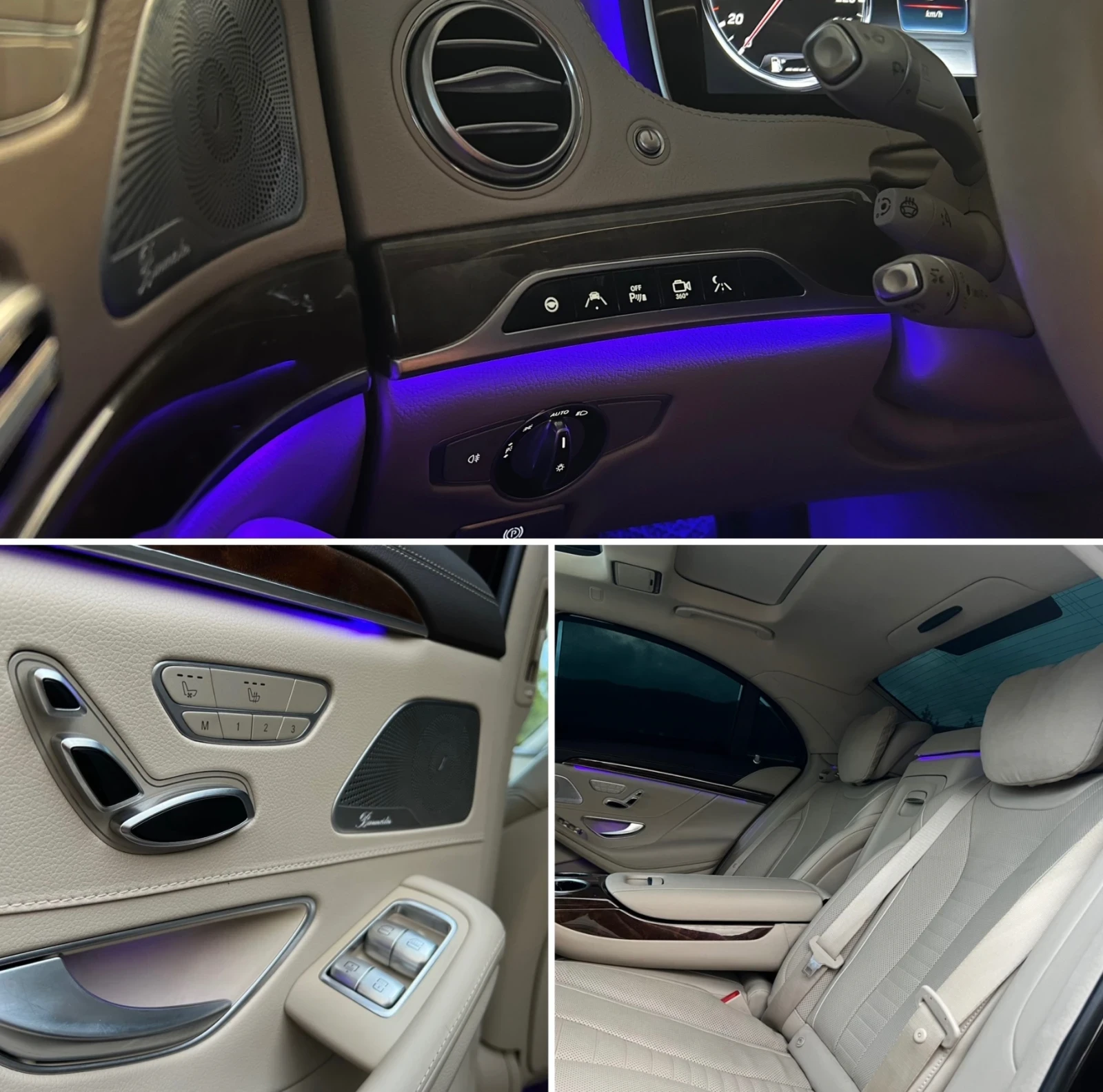 Mercedes-Benz S 350 9G-TRONIC 2016 RUBY BLACK// | Mobile.bg   12