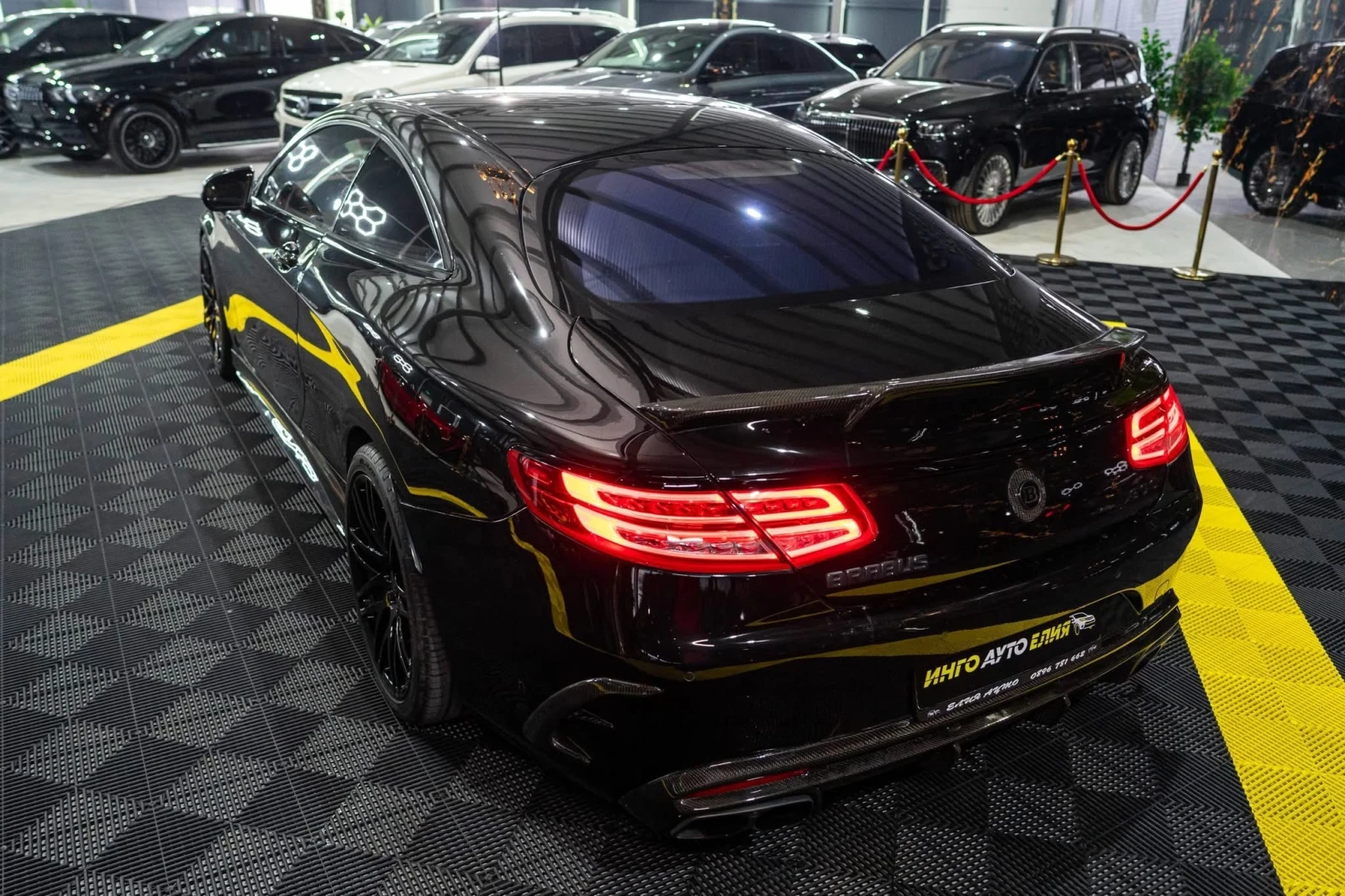 Mercedes-Benz S 63 AMG FULL BRABUS CARBON BURM HUD 360 ЛИЗИНГ 100%, снимка 7 - Автомобили и джипове - 54037992