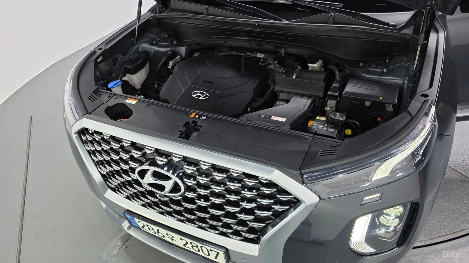 Hyundai Palisade 3.8* 4WD* CALLIGRAPHY* ПОДГРЕВ* ОБДУХВАНЕ* 360* HU, снимка 5 - Автомобили и джипове - 55492247