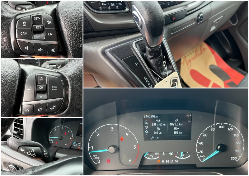Ford Transit 2.0TDCi ДЪЛГА БАЗА/ДВЕ СТРAНИЧНИ ВРАТИ/НАВИ/LED/, снимка 16 - Бусове и автобуси - 52083162
