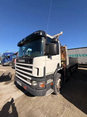 Scania 124 G 420 8x2 с Кран, снимка 3