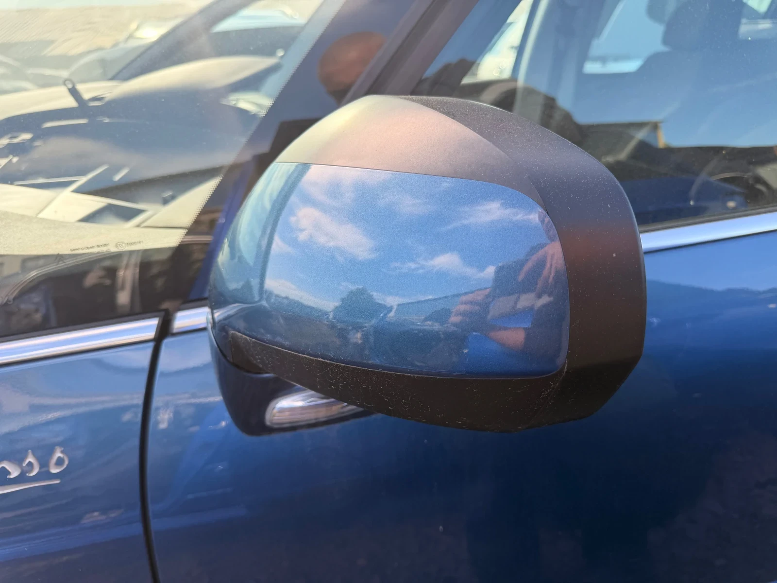 Ляво електрическо огледало  CITROEN C4 PICASSO 2006-2014 Син цвят