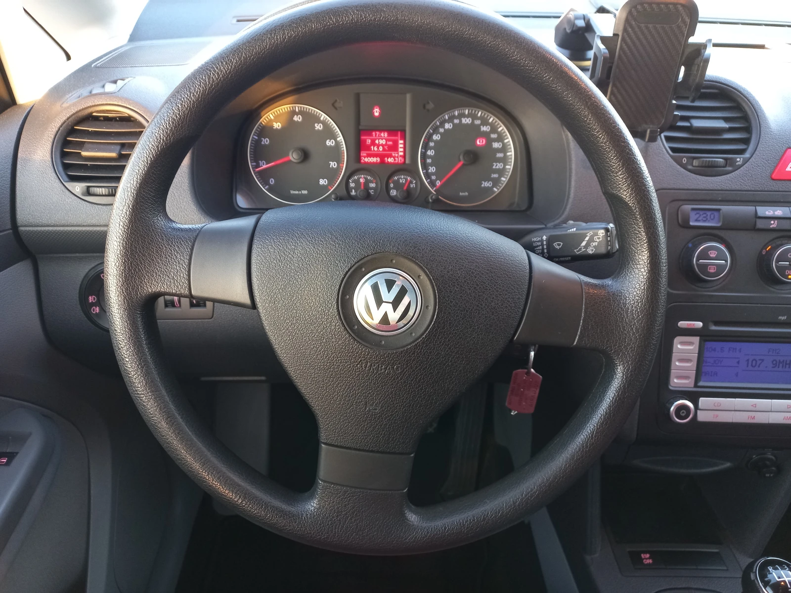 VW Caddy 2. 0i 109 p. s Метан Life Eco Fuel - изображение 10