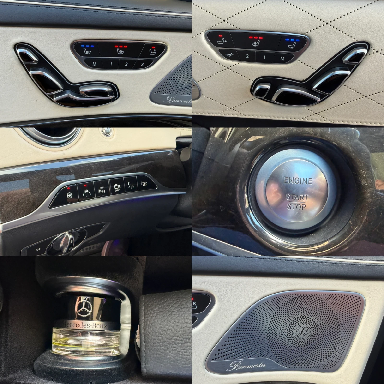 Mercedes-Benz S 500 LONG#BRABUS#4MATIC#FACE#DESIGNO#FULL FULL, снимка 14 - Автомобили и джипове - 54129861