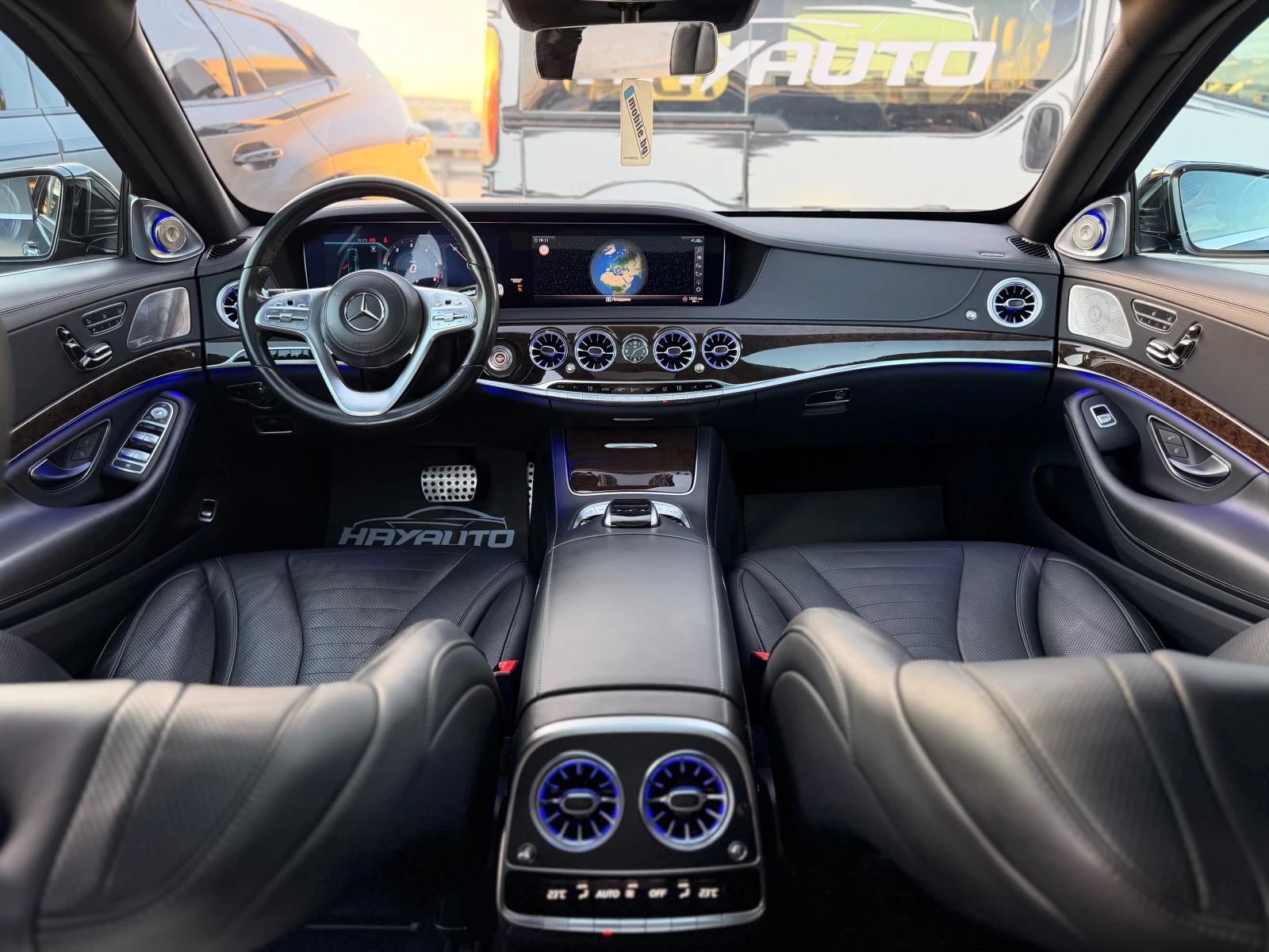 Mercedes-Benz S 350 d= 4Matic= Long= 65 AMG= Night View= HUD= Burmeste, снимка 9 - Автомобили и джипове - 55992786