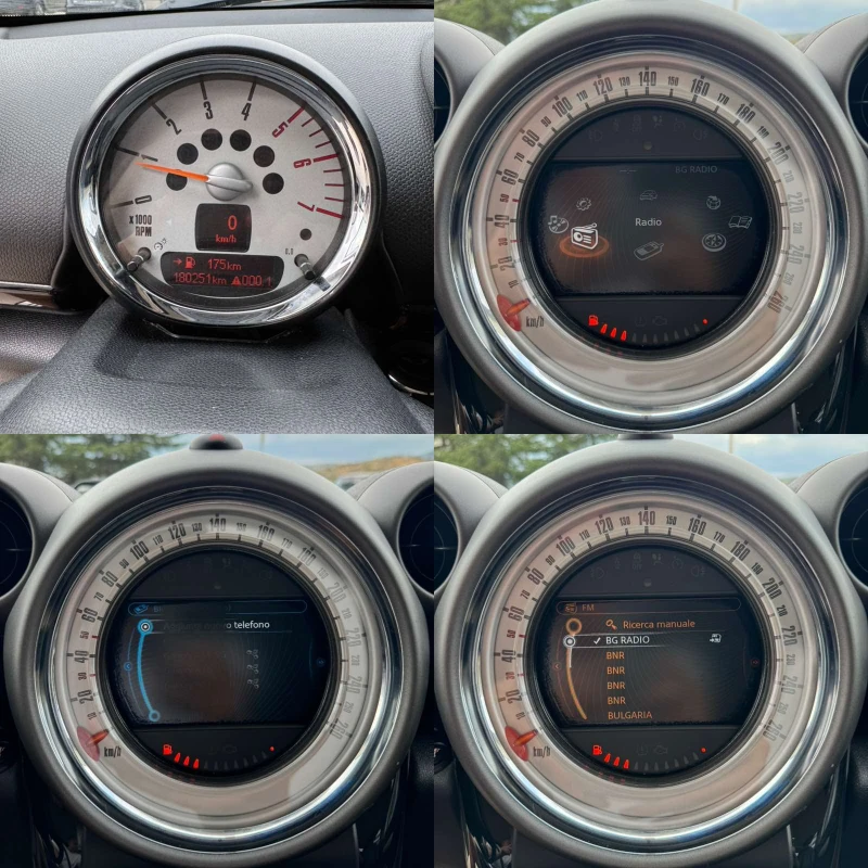 Mini Countryman 1.6* D* 112ps* 4x4* НАВИ* КОЖА* ПАРКТРОНИК, снимка 13 - Автомобили и джипове - 51676389