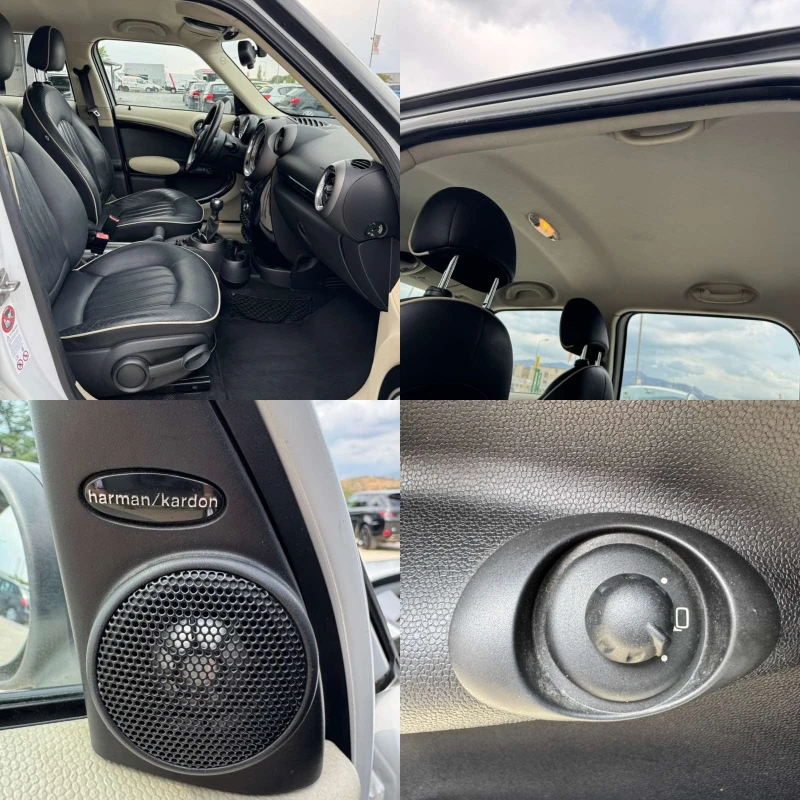 Mini Countryman 1.6* D* 112ps* 4x4* НАВИ* КОЖА* ПАРКТРОНИК, снимка 15 - Автомобили и джипове - 51676389