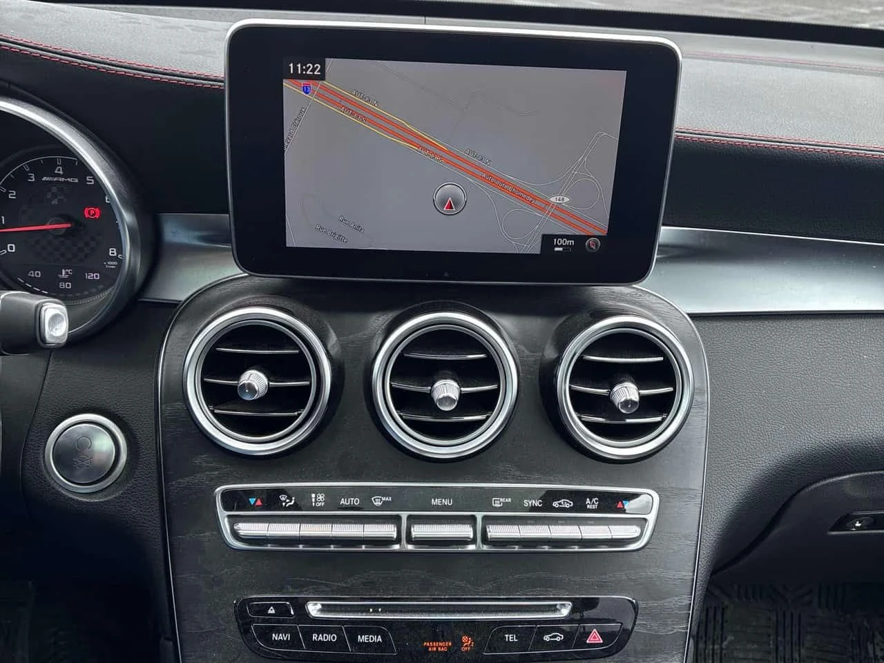 Mercedes-Benz GLC * AMG 43 * CARFAX * ЦЕНА ДО БГ, снимка 8 - Автомобили и джипове - 54147669