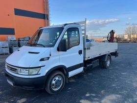 Iveco Daily 35C12 самосвал с кран, снимка 1