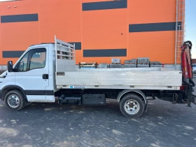 Iveco Daily 35C12 самосвал с кран, снимка 8