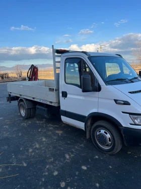 Iveco Daily 35C12 самосвал с кран, снимка 14