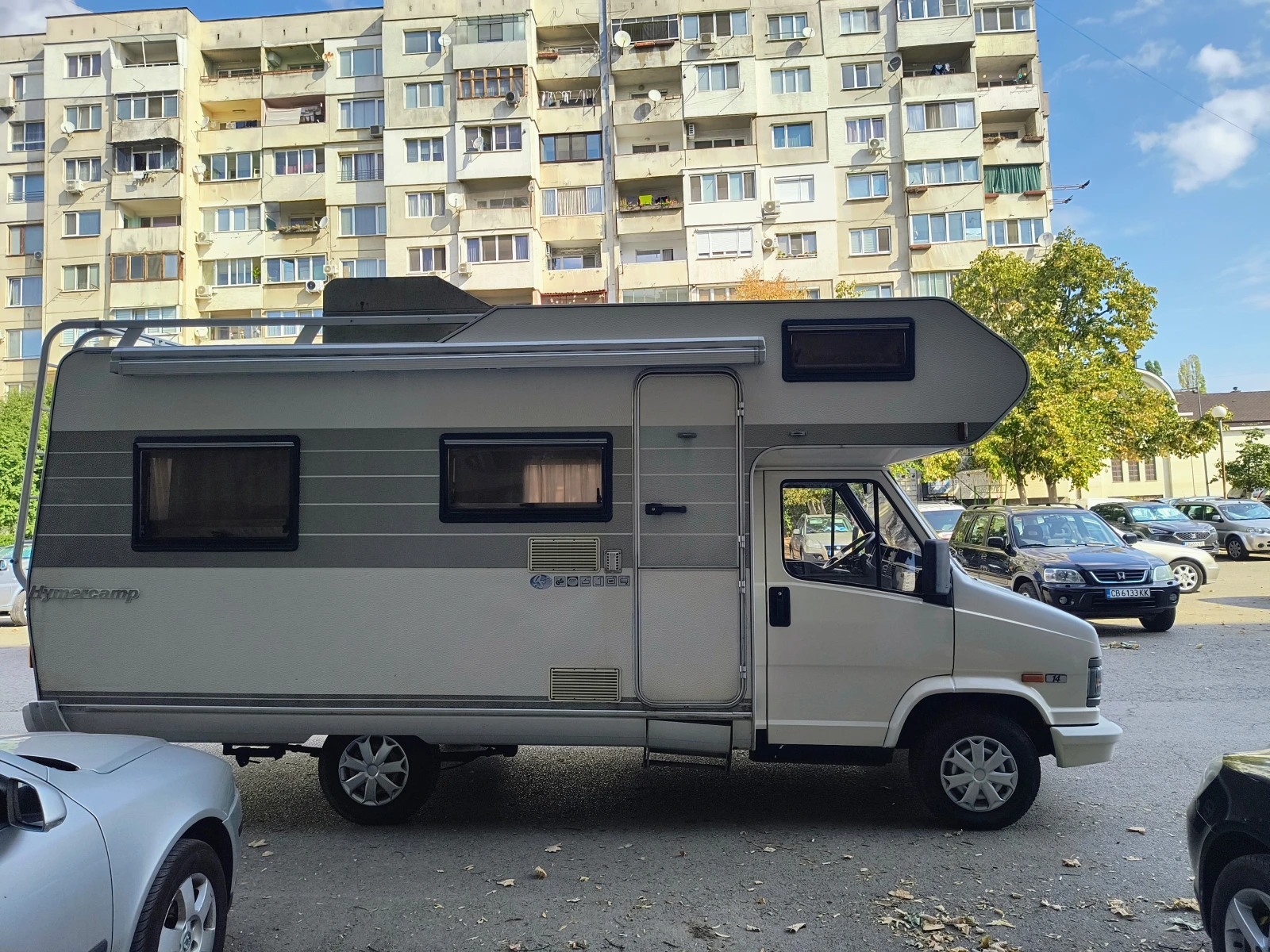 Кемпер Fiat HYMER 1.9TDi, снимка 4 - Каравани и кемпери - 55825240