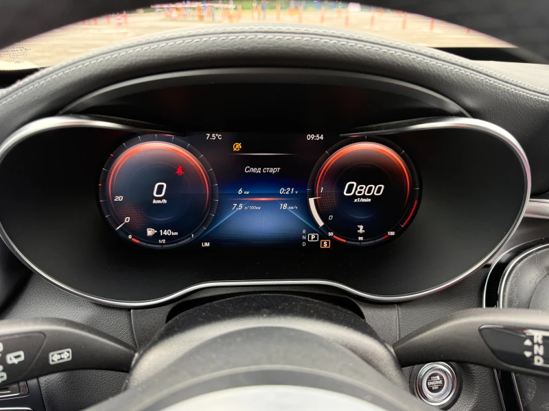 Mercedes-Benz C 220 AMG line, Night Edition 9G-TRONIC, Distronic Pro, снимка 10 - Автомобили и джипове - 52836581
