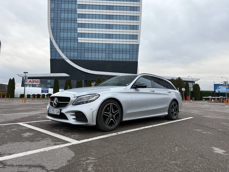 Mercedes-Benz C 220 AMG line, Night Edition 9G-TRONIC, Distronic Pro, снимка 4 - Автомобили и джипове - 52836581