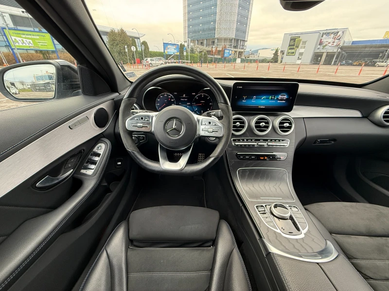 Mercedes-Benz C 220 AMG line, Night Edition 9G-TRONIC, Distronic Pro, снимка 6 - Автомобили и джипове - 52836581