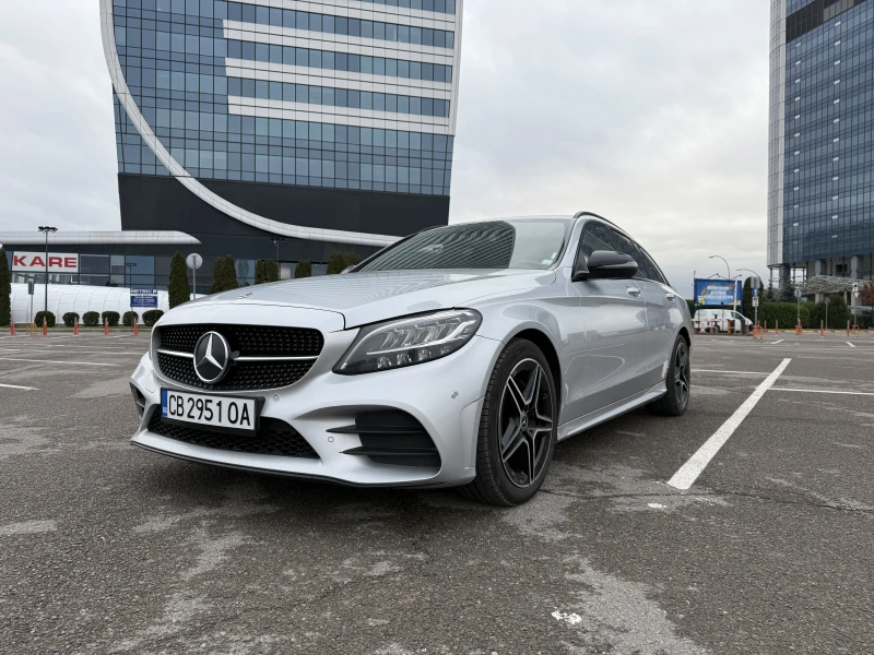 Mercedes-Benz C 220 AMG line, Night Edition 9G-TRONIC, Distronic Pro, снимка 2 - Автомобили и джипове - 52836581