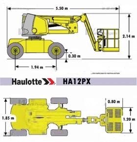 Автовишка Друга марка HAULOTTE HA 12 PX 4x4, снимка 15