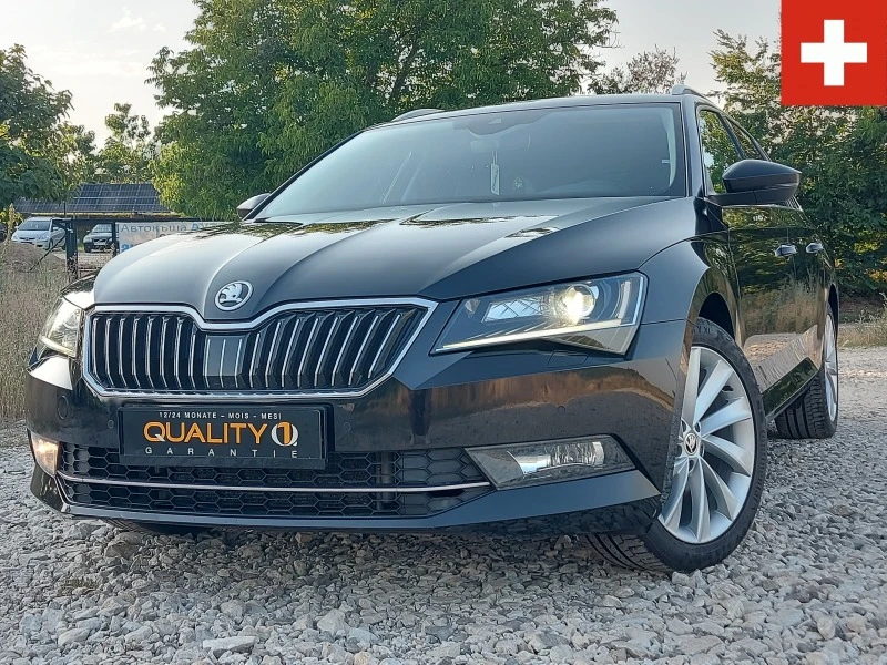 Skoda Superb 2.0TDI/190k.s/4X4/DISTR/АВТОМ/FULL/Швейц., снимка 1 - Автомобили и джипове - 46435366