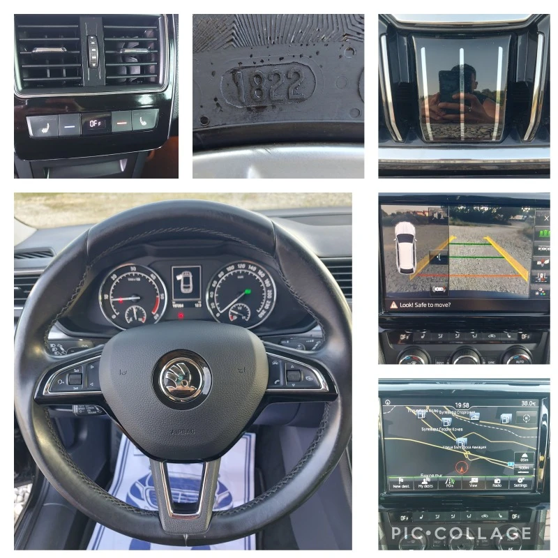 Skoda Superb 2.0TDI/190k.s/4X4/DISTR/АВТОМ/FULL/Швейц., снимка 17 - Автомобили и джипове - 46435366