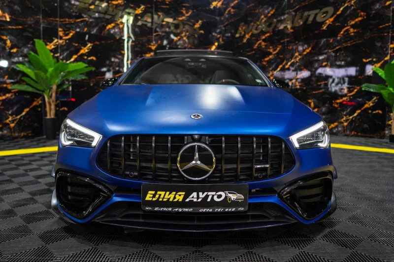 Mercedes-Benz CLA 45 AMG LED BURMEISTER ПАНО NAVI ЛИЗИНГ 100%, снимка 3 - Автомобили и джипове - 53364076