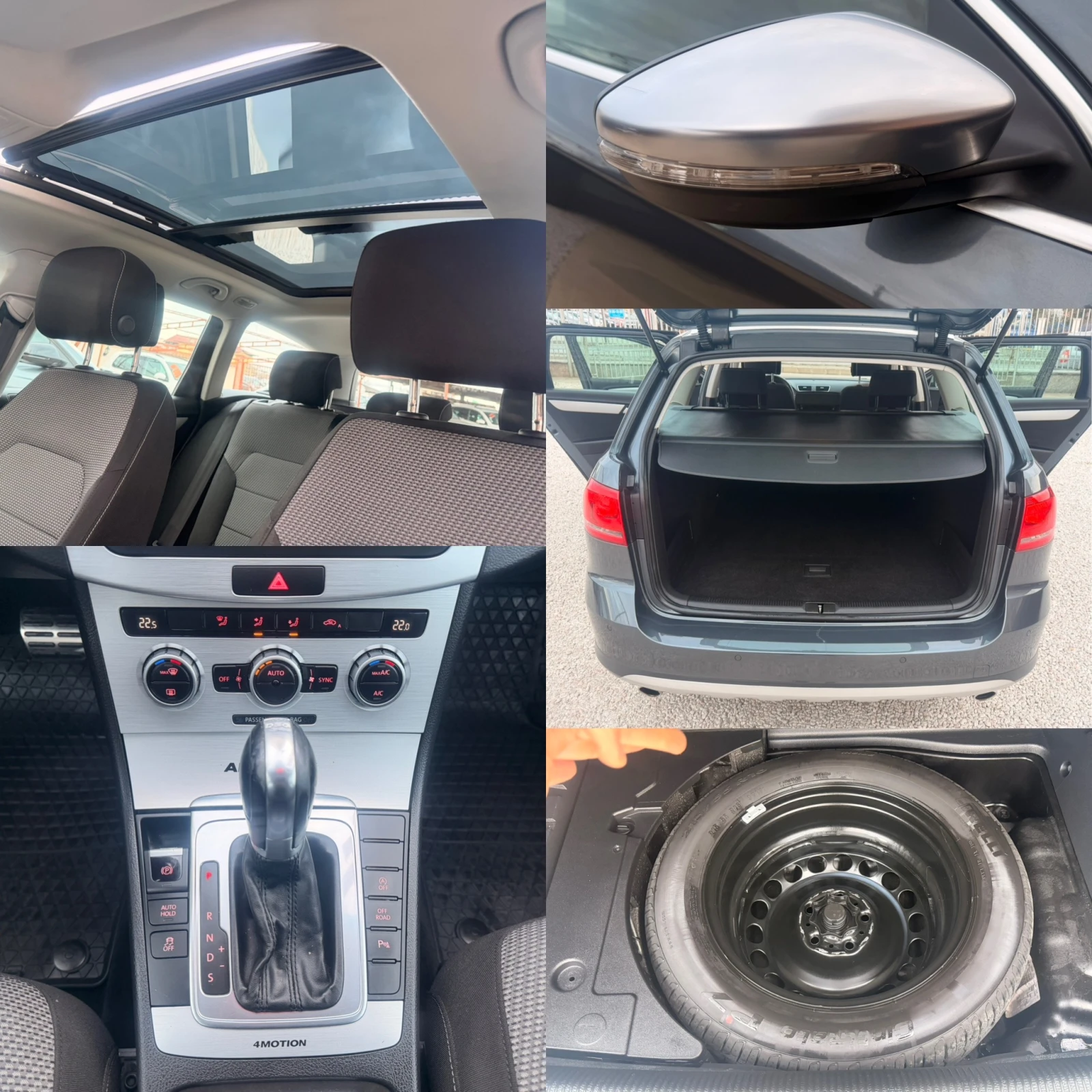 VW Passat  ALLTRACK* 100%км* AВТОМАТИК* 170ks* PANORAMA* 4x4, снимка 13 - Автомобили и джипове - 53881988