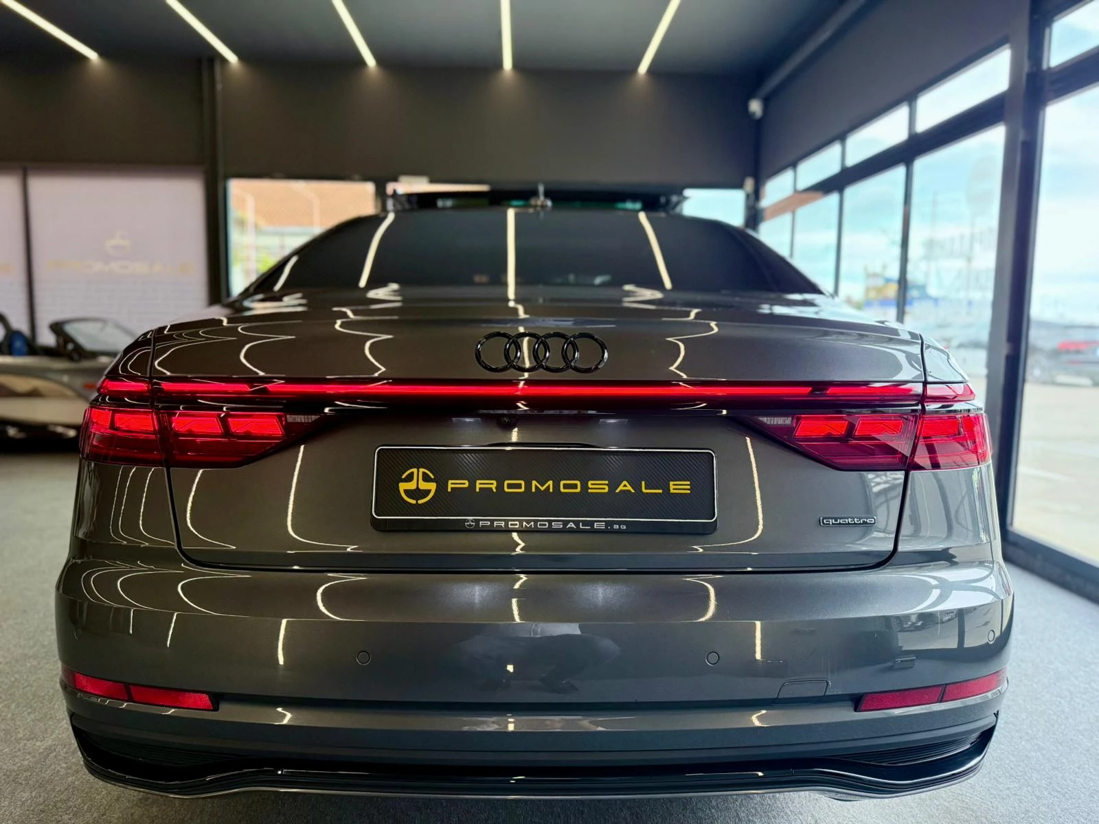 Audi A8 L* 60 TFSI* S-Line* Подгрев* Обдух* TV* Лизинг , снимка 5 - Автомобили и джипове - 54630344