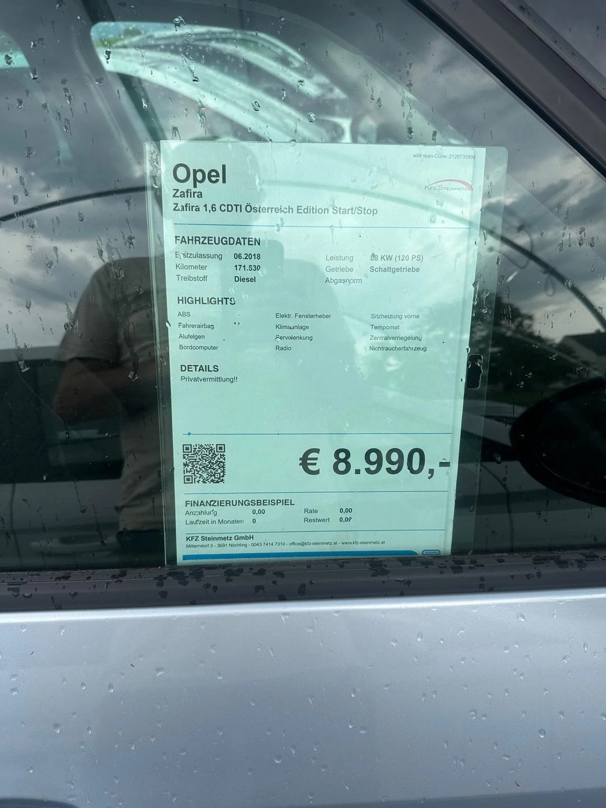 Opel Zafira 1.6CDTI, снимка 9 - Автомобили и джипове - 55077137