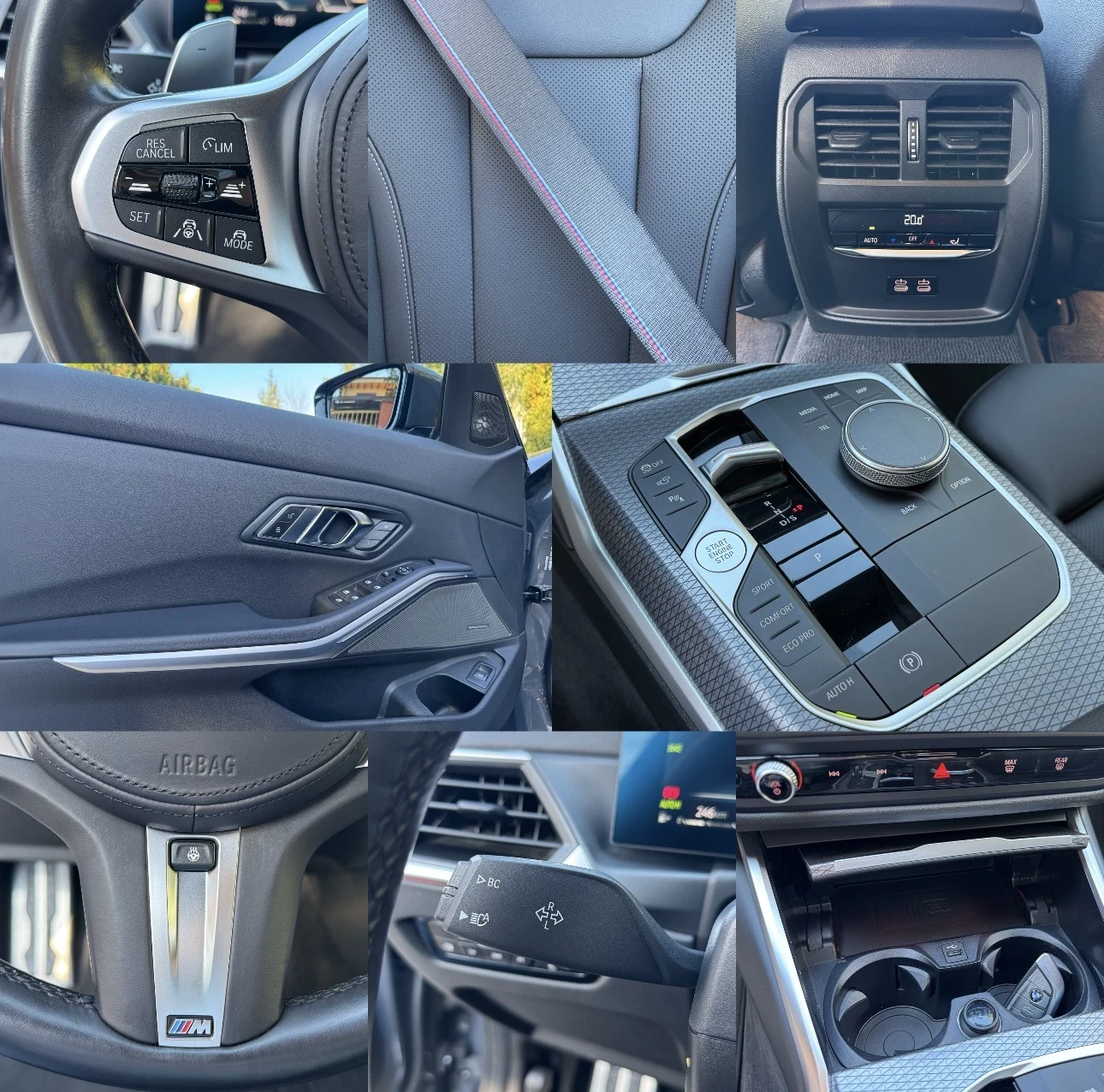 BMW 330 xDrive/KEYLESS/HEADUP/360CAM/LASER/ЛИЗИНГ, снимка 15 - Автомобили и джипове - 55607256