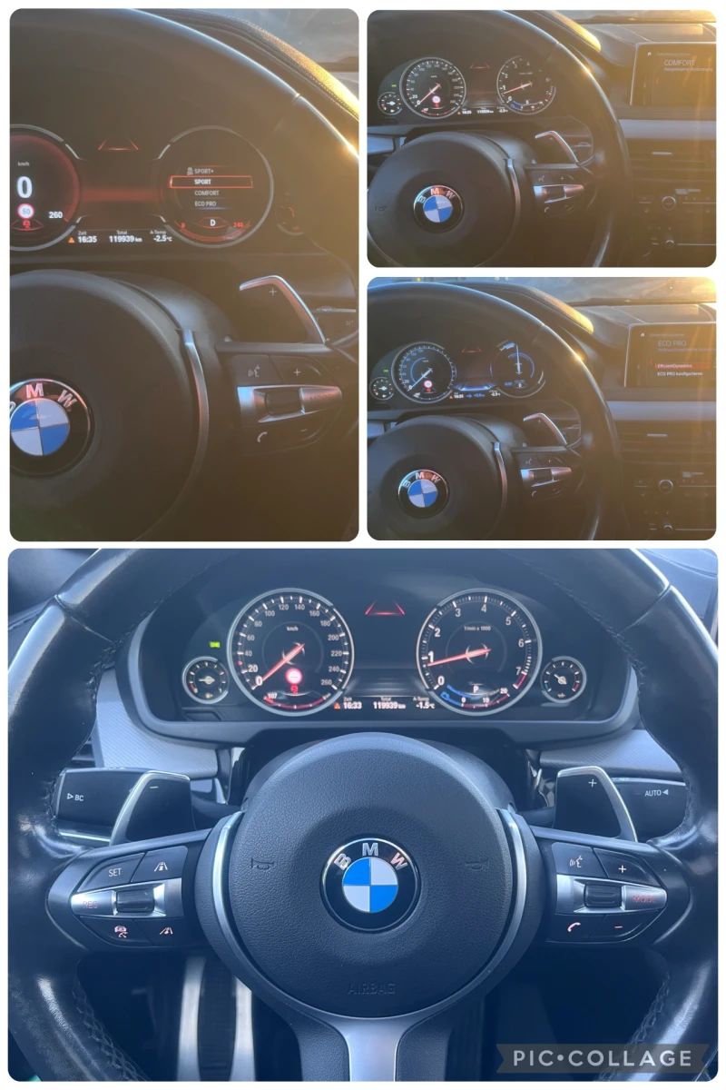 BMW X6 35i M PAKET DISTR KEYLESS HARMAN DIGITAL 360 FULL, снимка 9 - Автомобили и джипове - 52953741