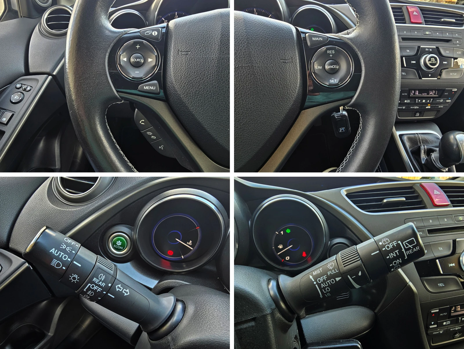 Honda Civic 1.6 i-DTEC EXECUTIVE ADAS, снимка 15 - Автомобили и джипове - 54595820