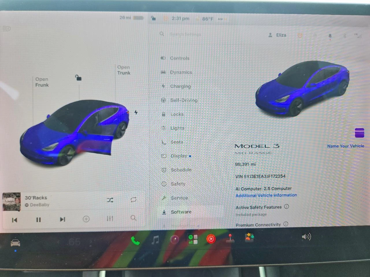 Tesla Model 3, снимка 9 - Автомобили и джипове - 55272004
