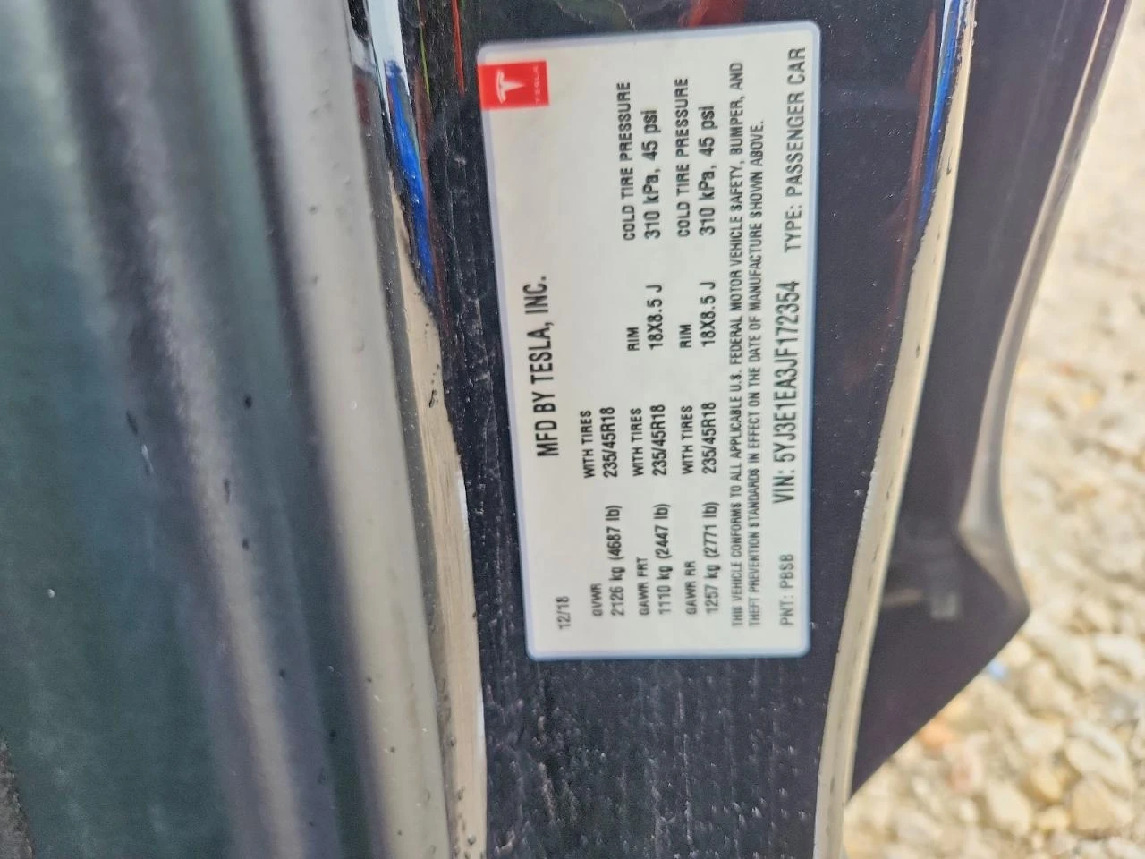 Tesla Model 3, снимка 12 - Автомобили и джипове - 55272004