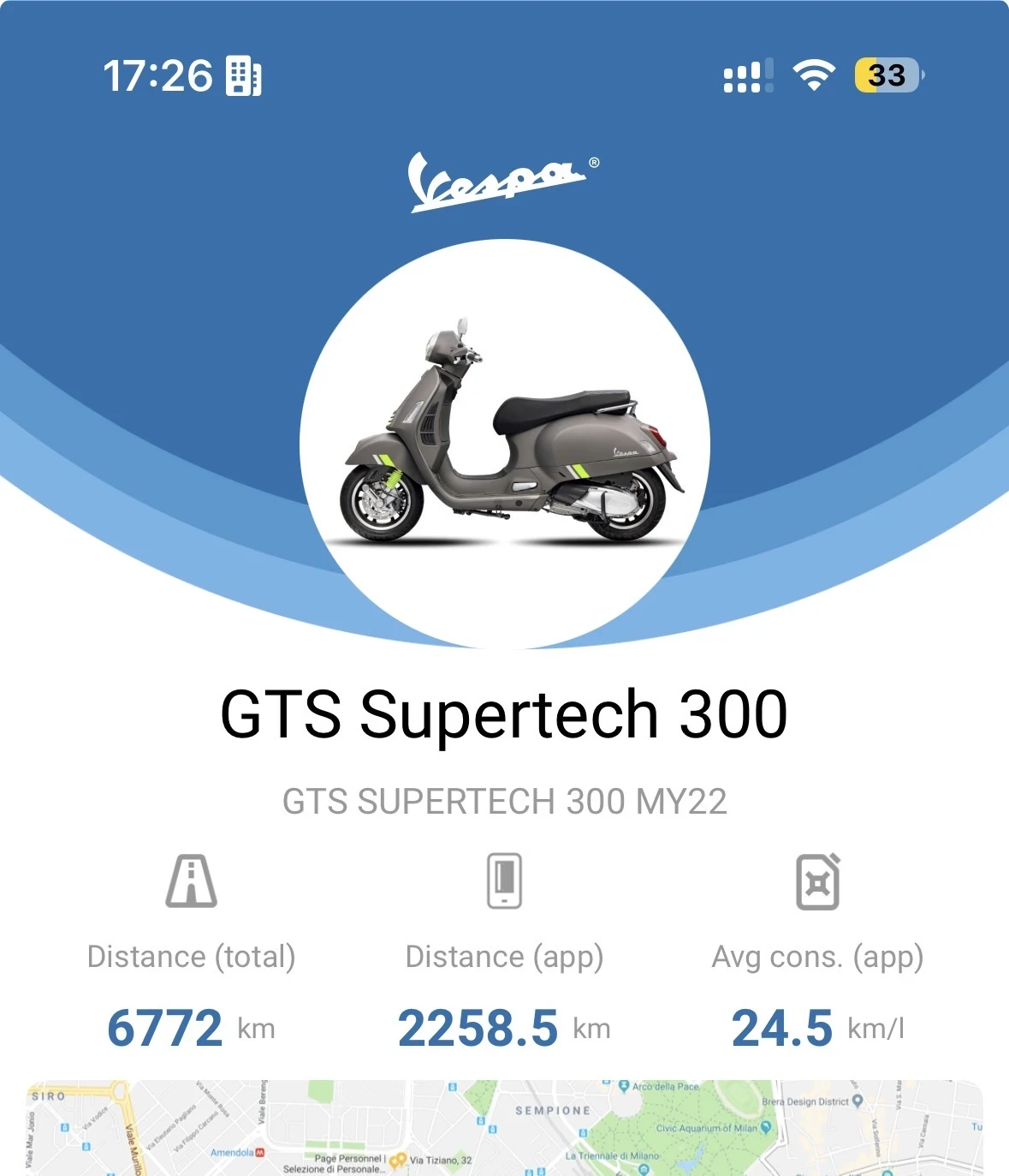 Vespa GTS Supertech 300, снимка 3 - Мотоциклети и мототехника - 53889928