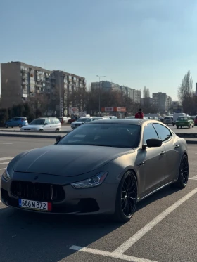 Maserati Ghibli SQ4* JBL-музика* подгрев* CarPlay* шибидах* карбон, снимка 1