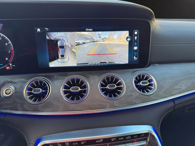 Mercedes-Benz AMG GT 53/4-MATIC/NIGHT/PANO/BURM/360/, снимка 13 - Автомобили и джипове - 52838933