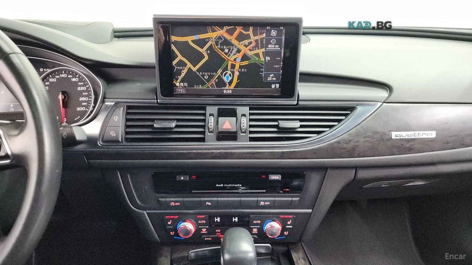 Audi A6 QUATTRO* HEADUP* ПОГДГРЕВ* ОБДУХВАНЕ* , снимка 12 - Автомобили и джипове - 54818166