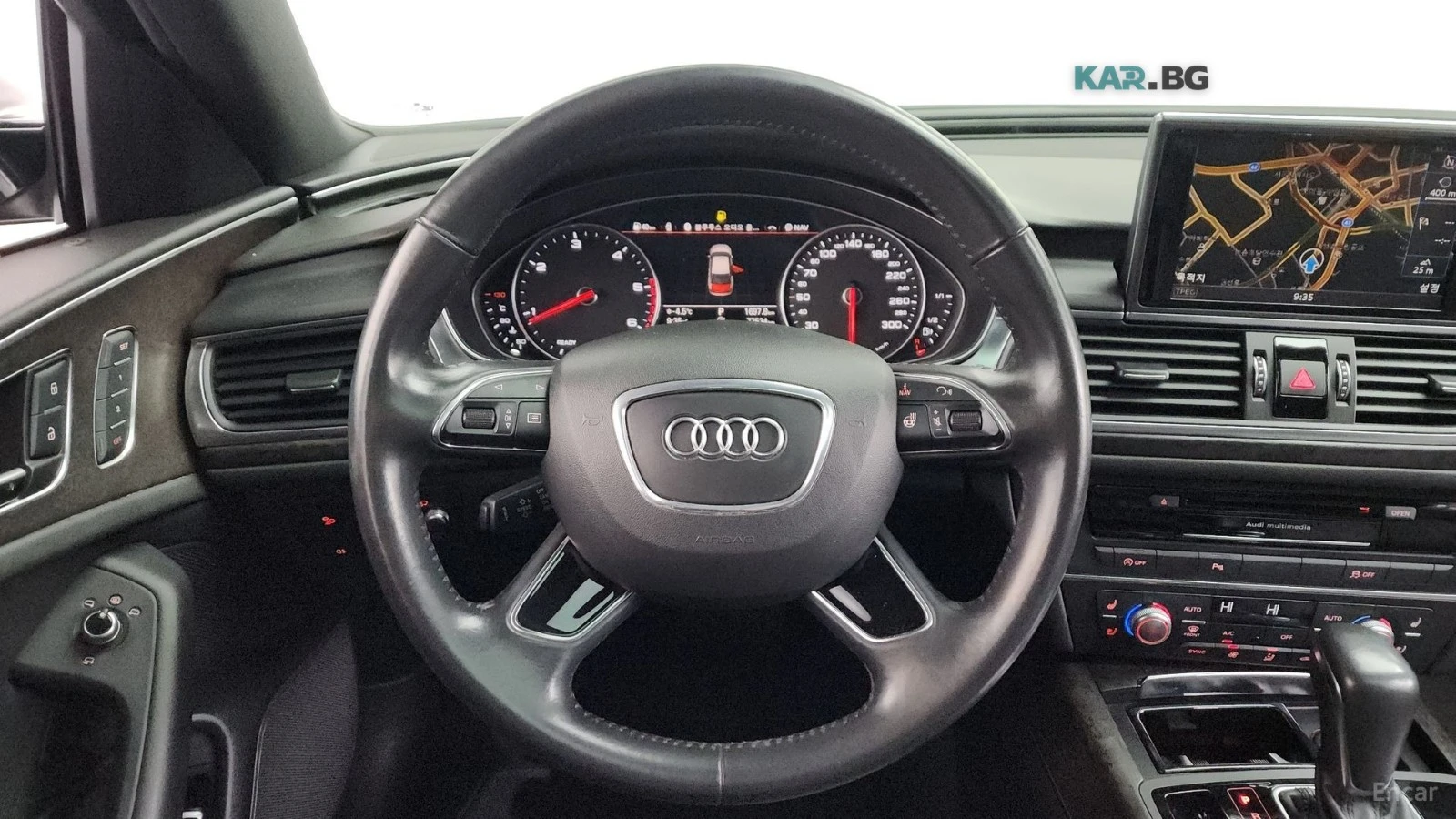 Audi A6 QUATTRO* HEADUP* ПОГДГРЕВ* ОБДУХВАНЕ* , снимка 9 - Автомобили и джипове - 54818166