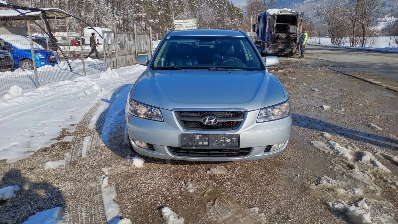 Hyundai Sonata 2.0CRDi klimatronik 2008г. Кожа , снимка 1 - Автомобили и джипове - 48487853