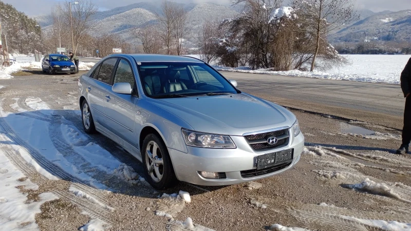 Hyundai Sonata 2.0CRDi klimatronik 2008г. Кожа , снимка 2 - Автомобили и джипове - 48487853