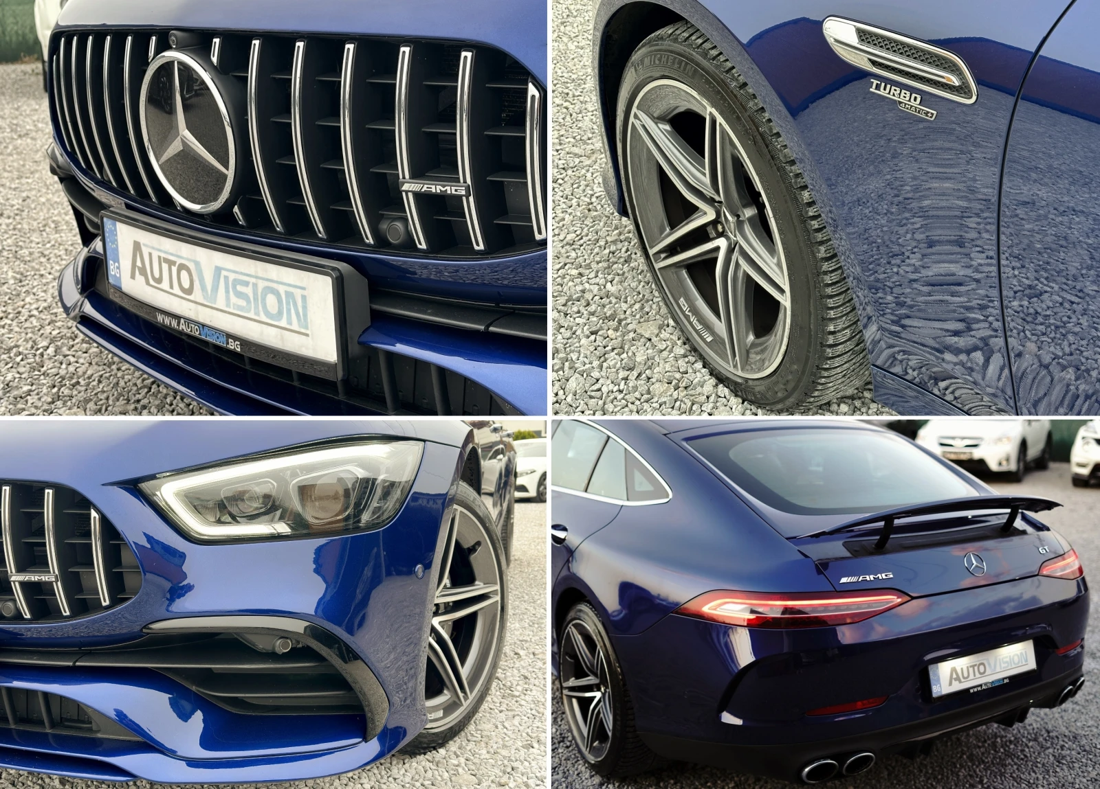Mercedes-Benz GT 4Matic, Burm, Cam360, FIRST CLASS FOND, TV, снимка 6 - Автомобили и джипове - 54440167