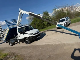 Iveco Daily 70C Самосвал с кран, снимка 7