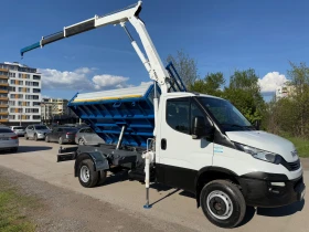 Iveco Daily 70C Самосвал с кран, снимка 12
