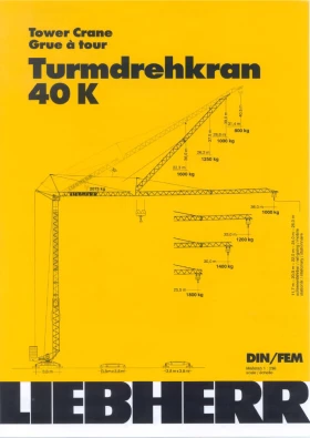 Кулокранове Liebherr 40K, снимка 1