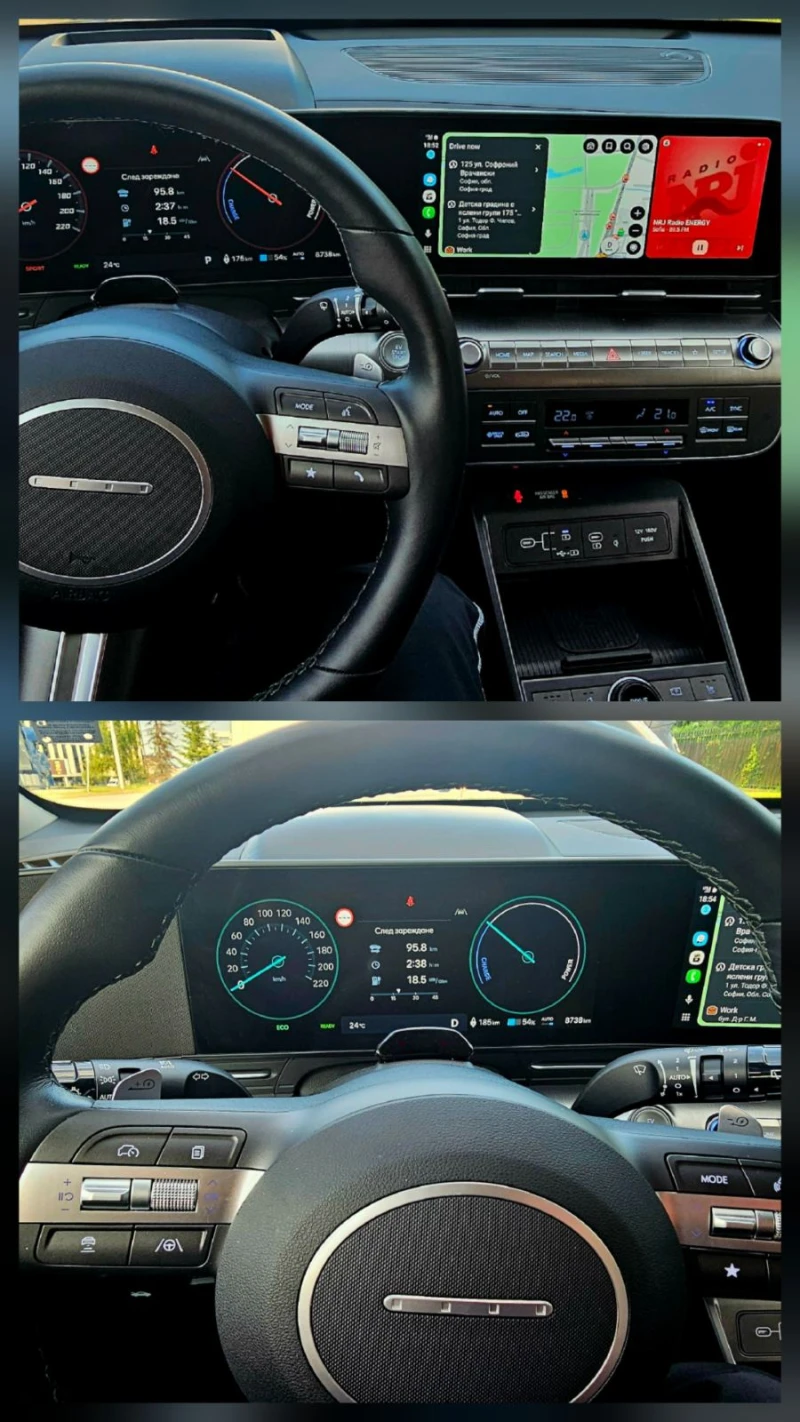 Hyundai Kona EV 65 kWh PREMIUM ГАРАНЦИЯ, снимка 10 - Автомобили и джипове - 52444069