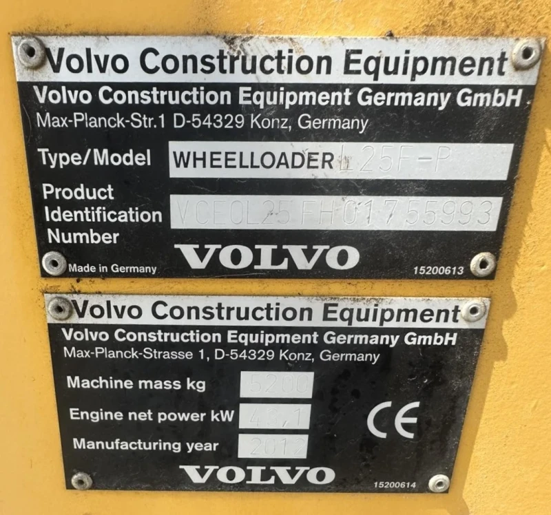 Челен товарач Volvo L 25F, снимка 10 - Индустриална техника - 51299646