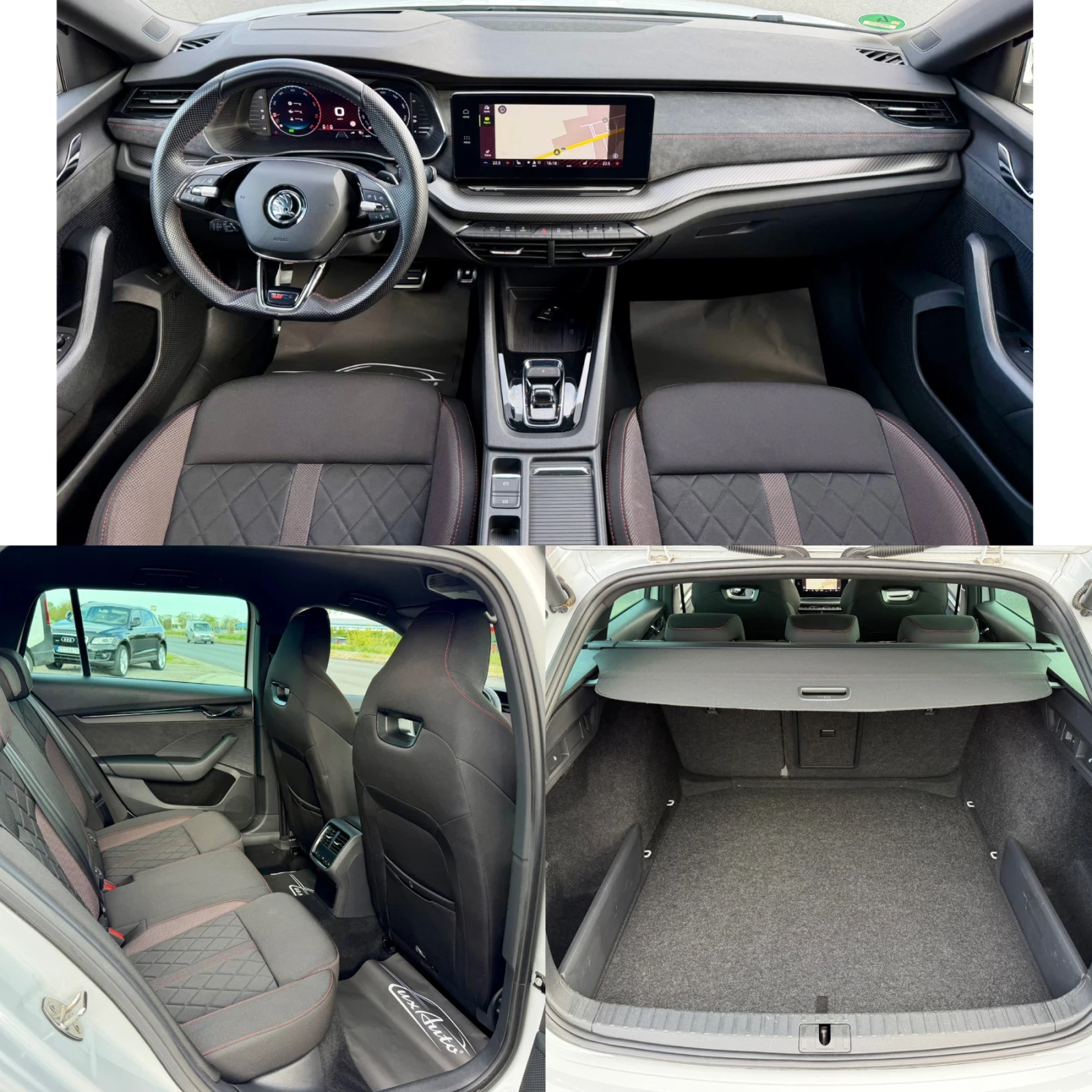 Skoda Octavia 2.0TDI#RS#CRYSTAL#DISTR#HEADUP#CANTON#KEYLESS, снимка 17 - Автомобили и джипове - 54416858